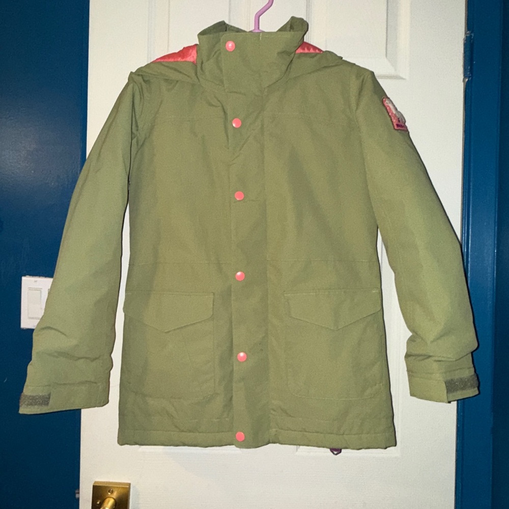 Burton dry ride girls snow jacket Large